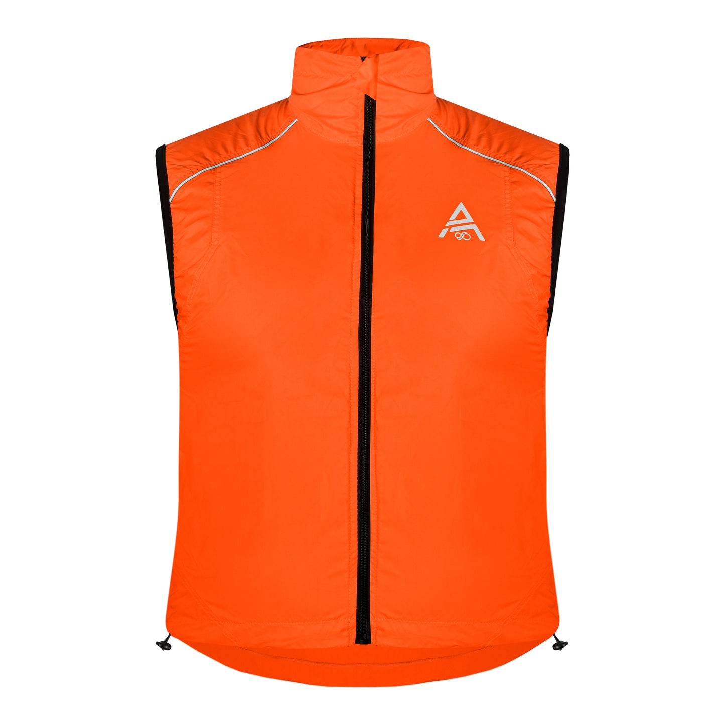 Unisex Neon Fluorescent Orange High Viz Vest